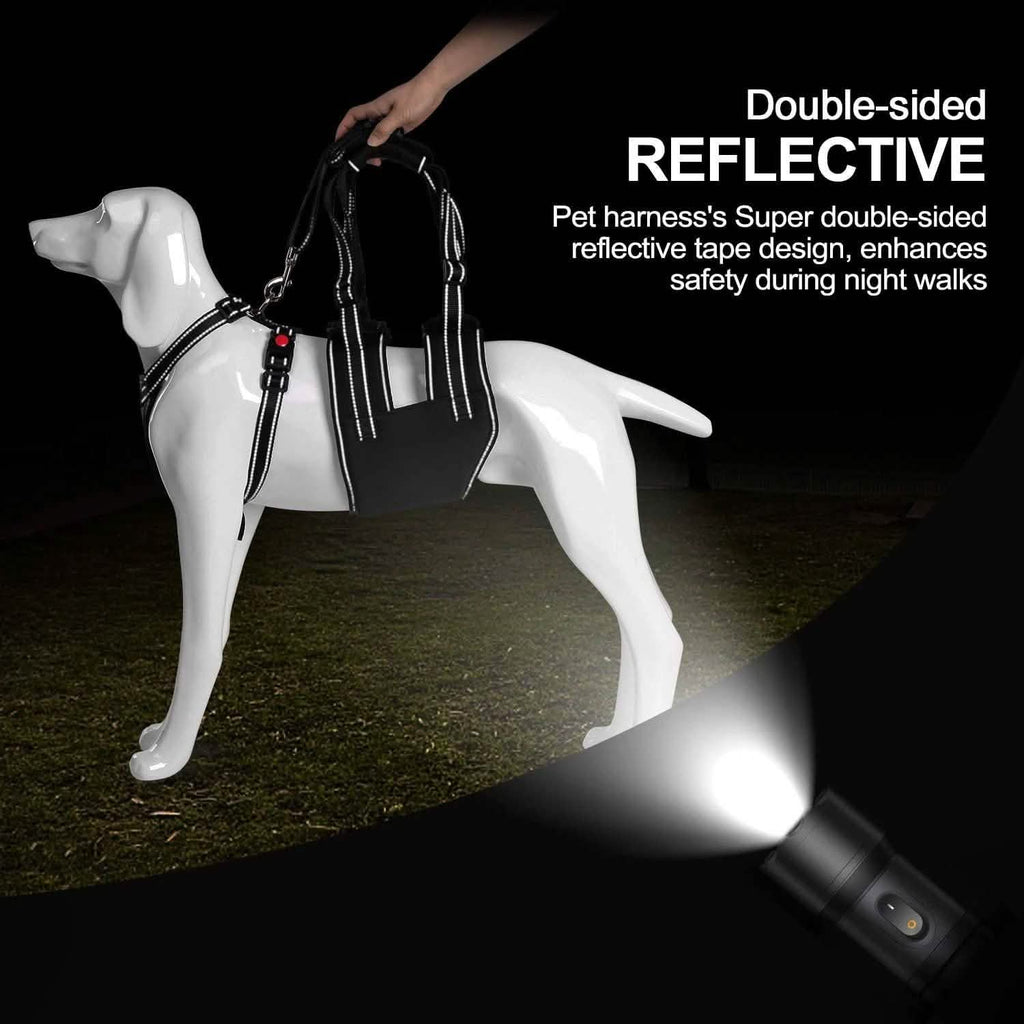 Support Harness Set Adjustable Chest Sling Strap for Elderly Disable Dog