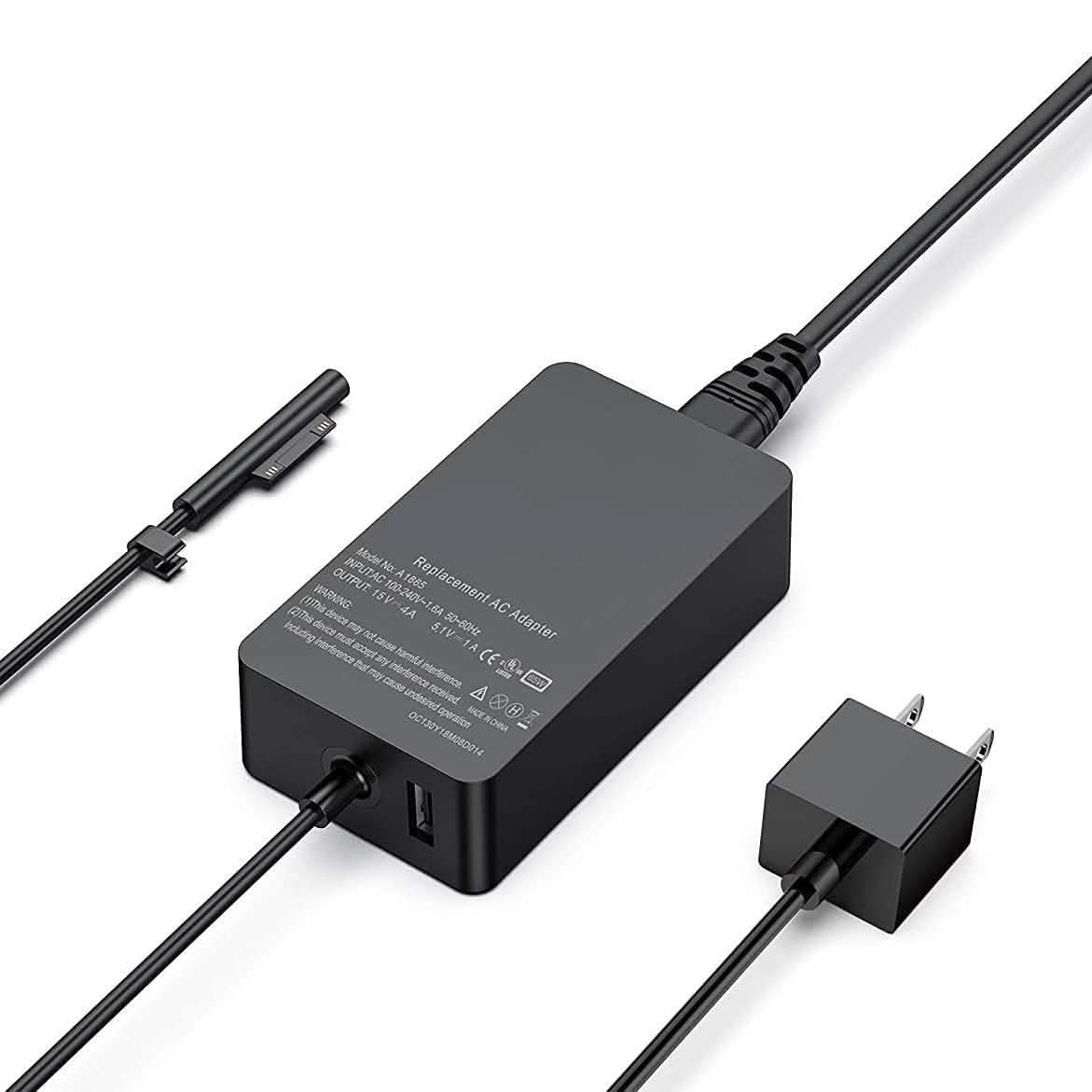 Surface Pro Charger 65W for Surface Pro 3/4/5/6/7