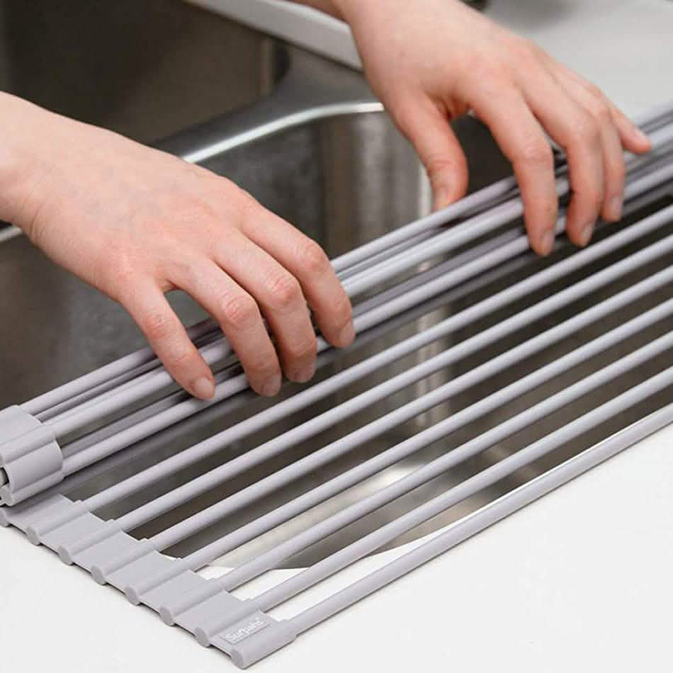 Surpahs over the Sink Multipurpose Roll-Up Dish Drying Rack