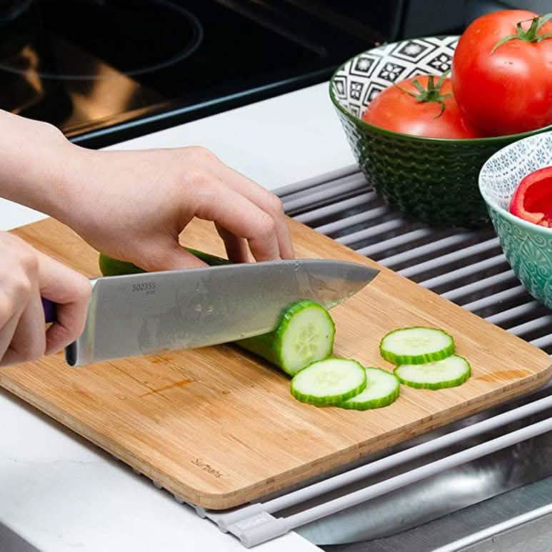 Surpahs over the Sink Multipurpose Roll-Up Dish Drying Rack