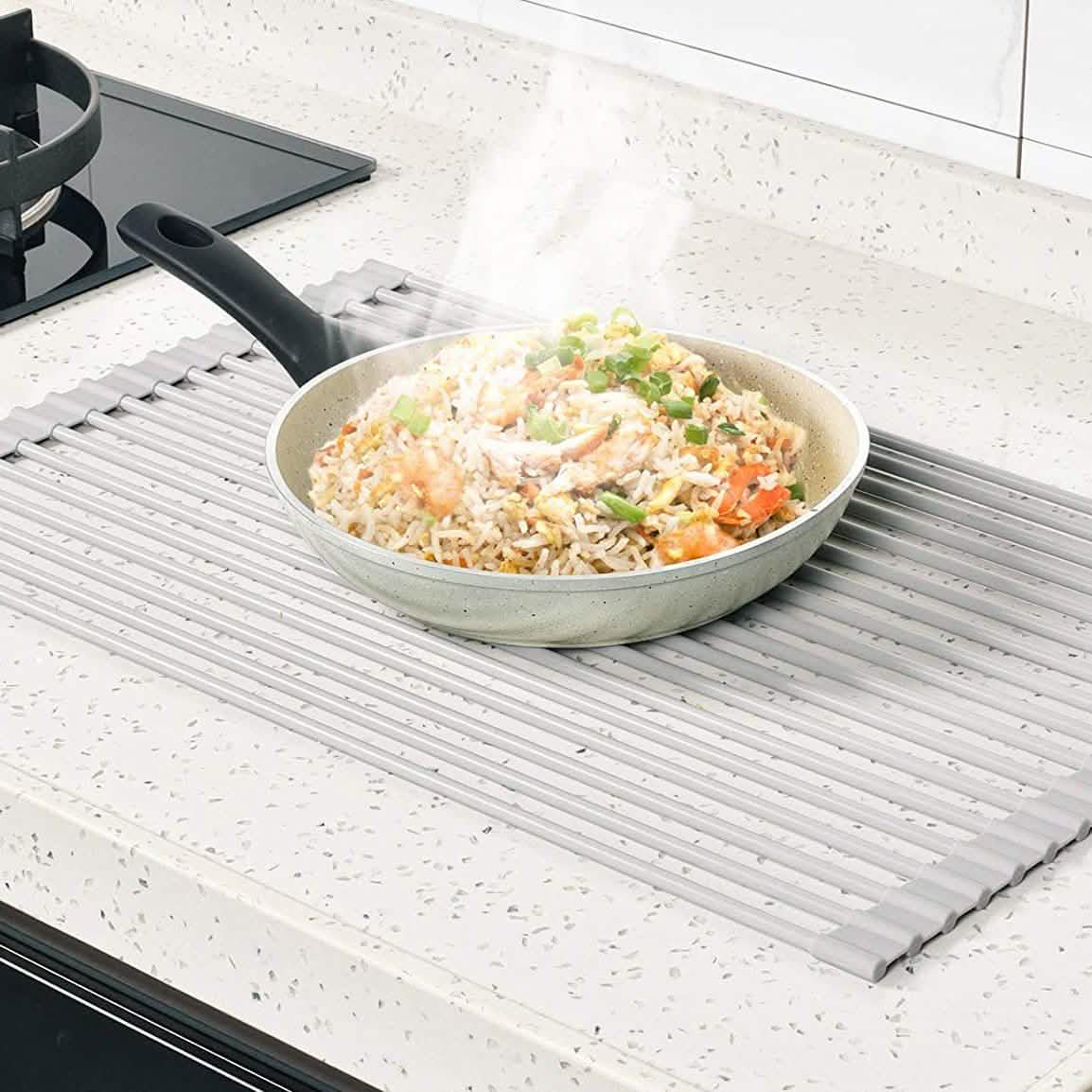 Surpahs over the Sink Multipurpose Roll-Up Dish Drying Rack