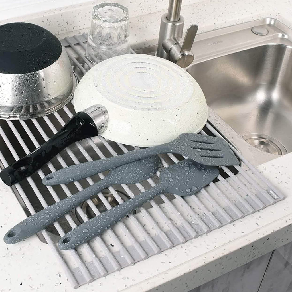 Surpahs over the Sink Multipurpose Roll-Up Dish Drying Rack