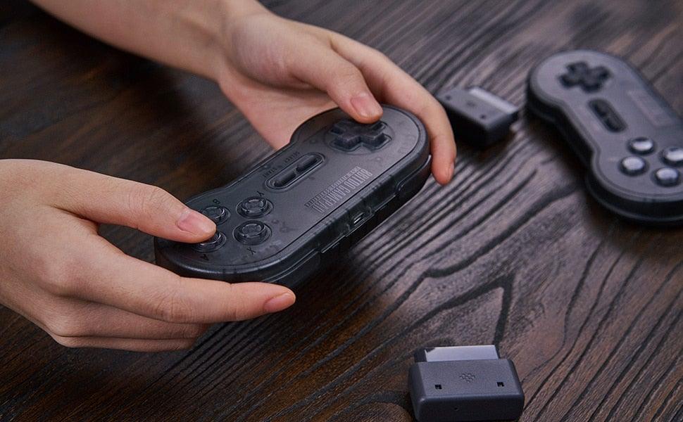 Sustainable Black 2.4G Wireless Gamepad Controller Compatible With PC Laptop Monitor Tablet