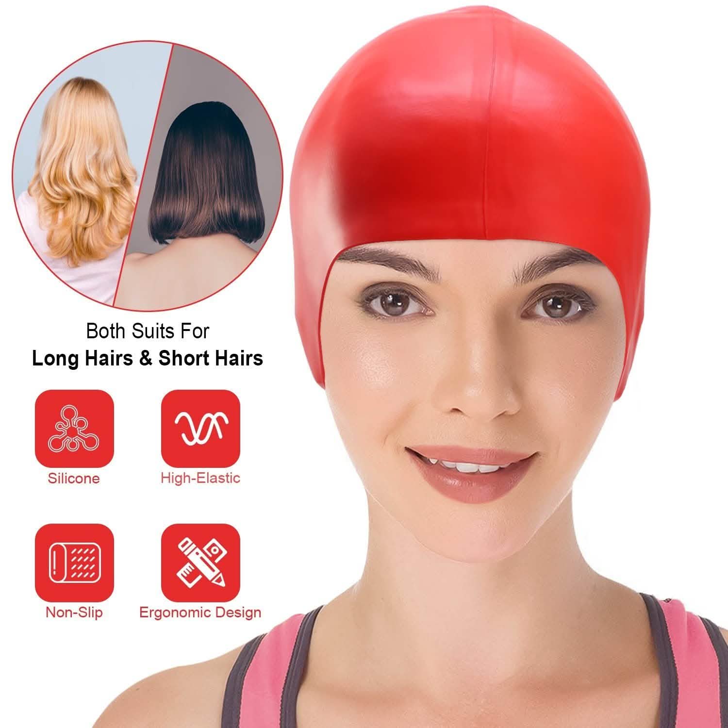 Swimming Cap Waterproof Silicone