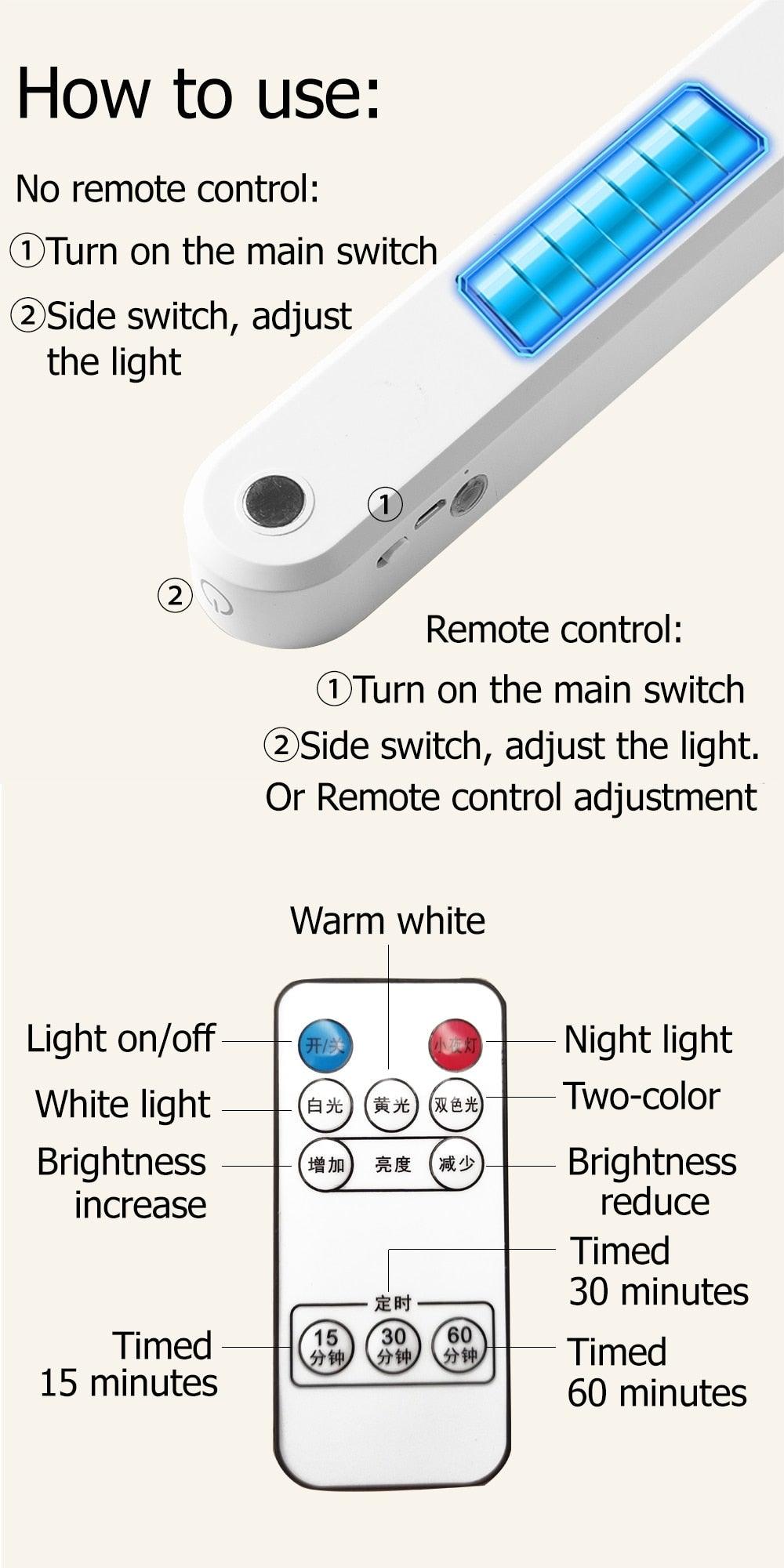 Table Lamp Office Study Lights Desk Lamp USB Led Light Rechargeable Reading Lamp Touch Switch Bedside Bedroom Dormitory Light Decorative Table Lamp Cute Study Lamps for Bedroom Décor