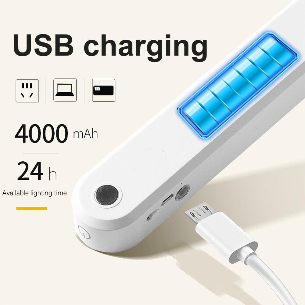 Table Lamp Office Study Lights Desk Lamp USB Led Light Rechargeable Reading Lamp Touch Switch Bedside Bedroom Dormitory Light Decorative Table Lamp Cute Study Lamps for Bedroom Décor