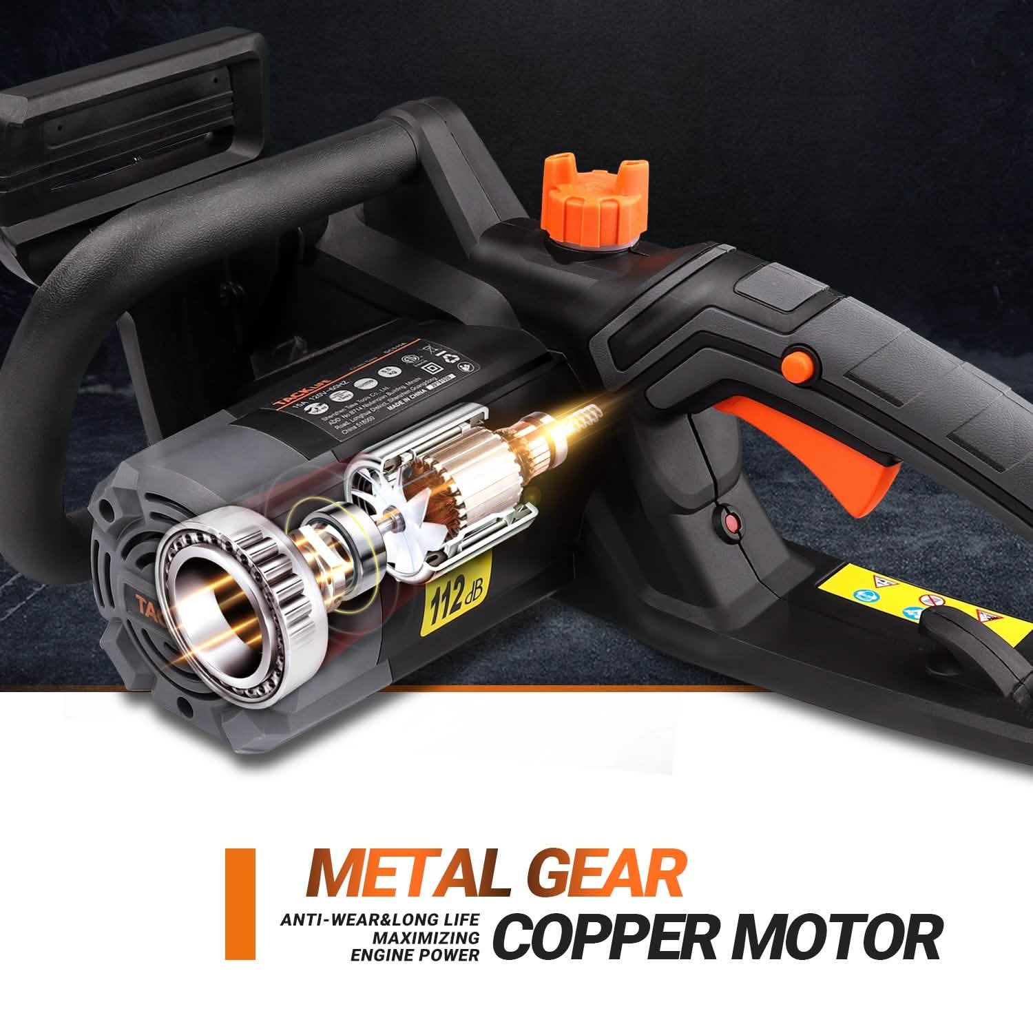 Tracklife 15 Amp Electric Corded Chainsaw