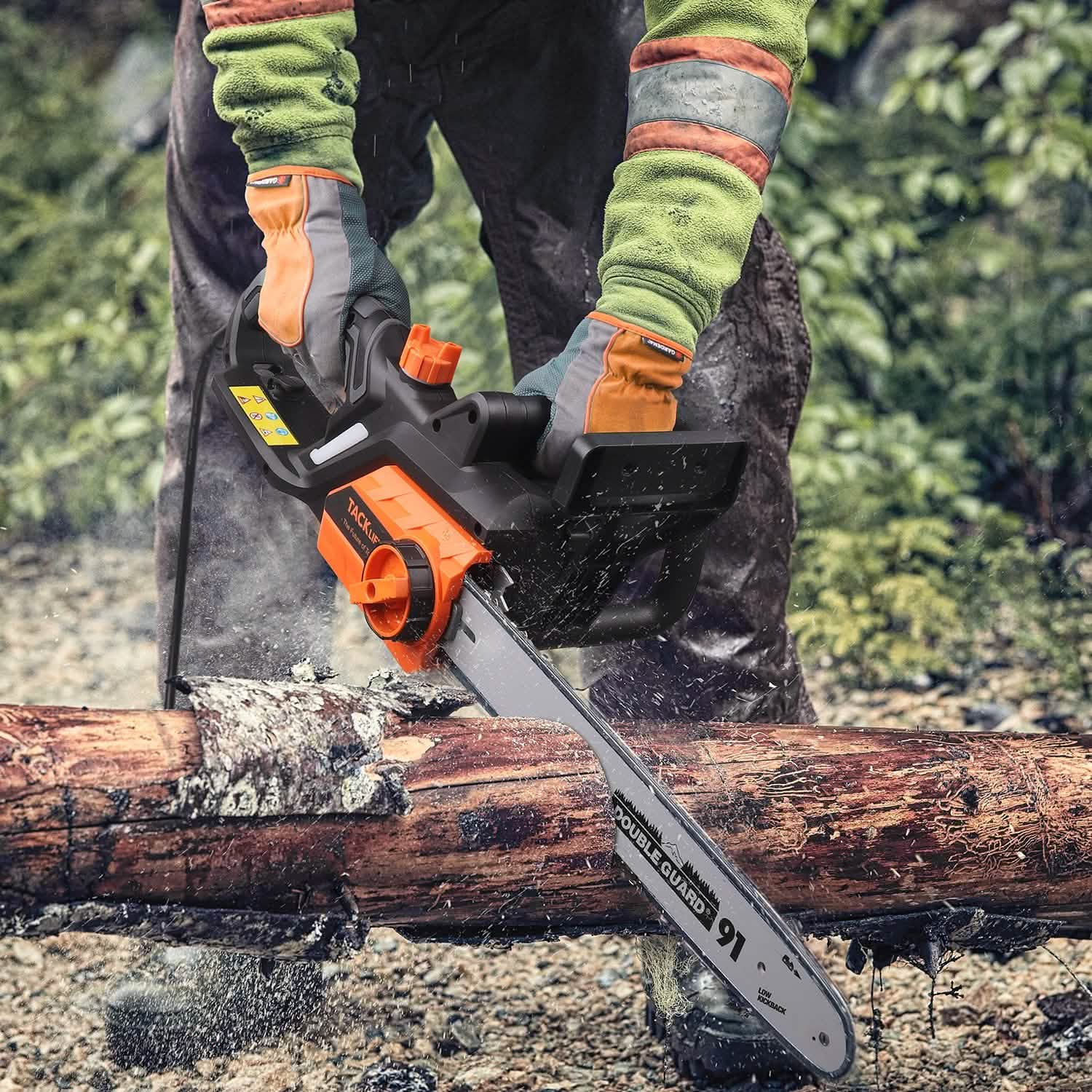 Tracklife 15 Amp Electric Corded Chainsaw