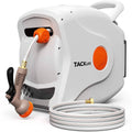 TACKLIFE Garden Retractable Hose Reel 82+8 FT 5/8'' Wall Mounted