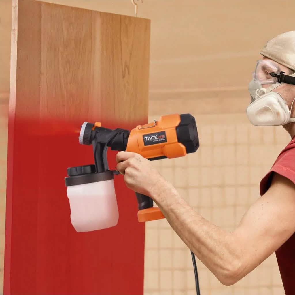 TACKLIFE Paint Sprayer, High Power HVLP Home Electric Paint Gun