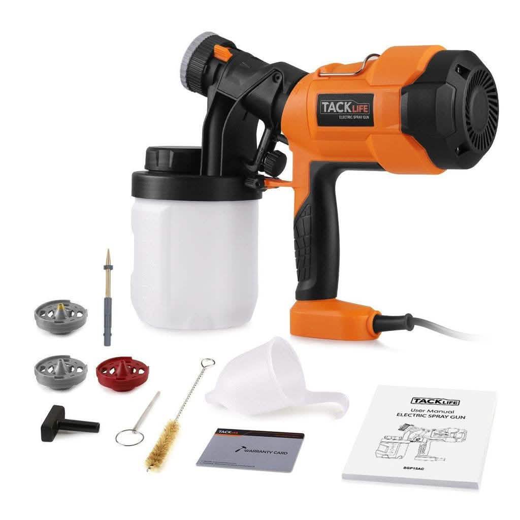 TACKLIFE Paint Sprayer, High Power HVLP Home Electric Paint Gun