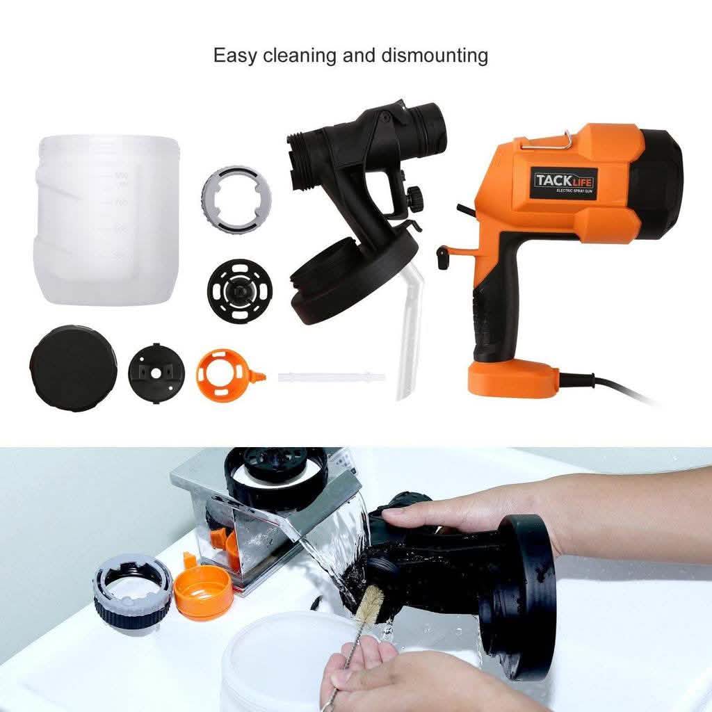 TACKLIFE Paint Sprayer, High Power HVLP Home Electric Paint Gun