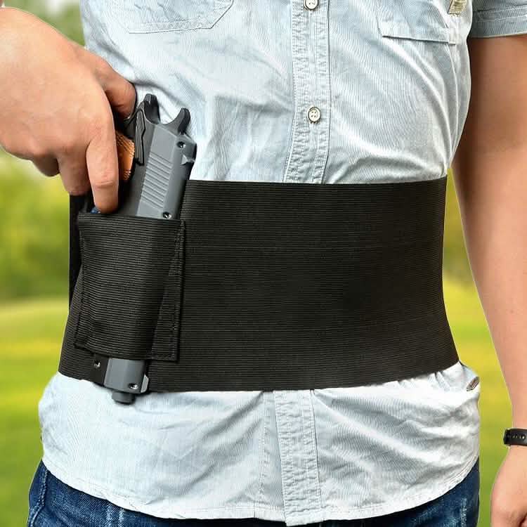Tactical Elastic Belly Band Waist Pistol Gun Holster