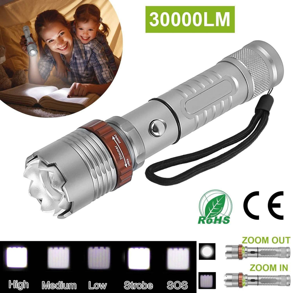 Tactical Military LED Flashlight