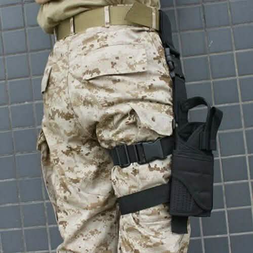 Tactical Pistol Adjustable Gun Drop Leg Thigh Holster Pouch Holder Bag