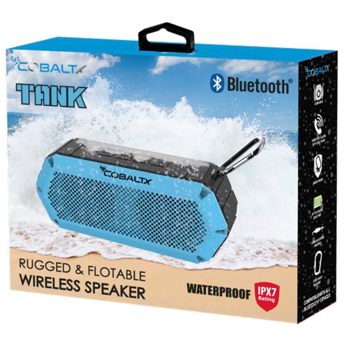 Tank Ipx7 Waterproof Rugged 10w Bluetooth Speaker - Assorted Styles