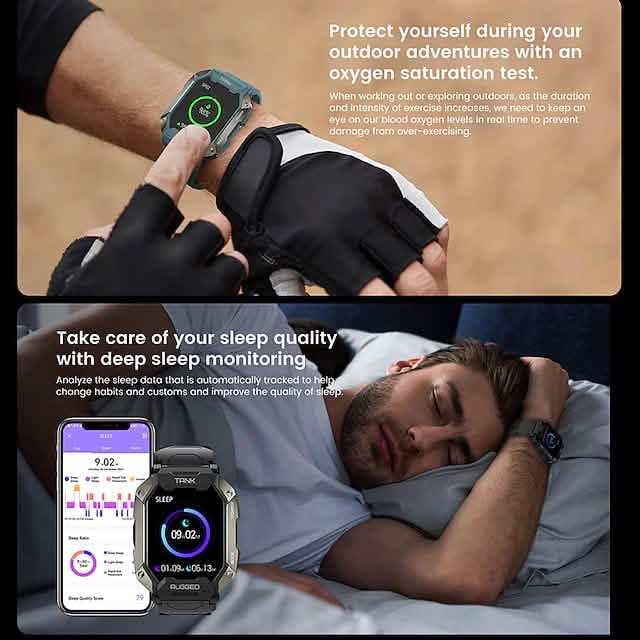 TANK M1 PRO Smart Watch 1.72 inch Smartwatch Fitness Watch
