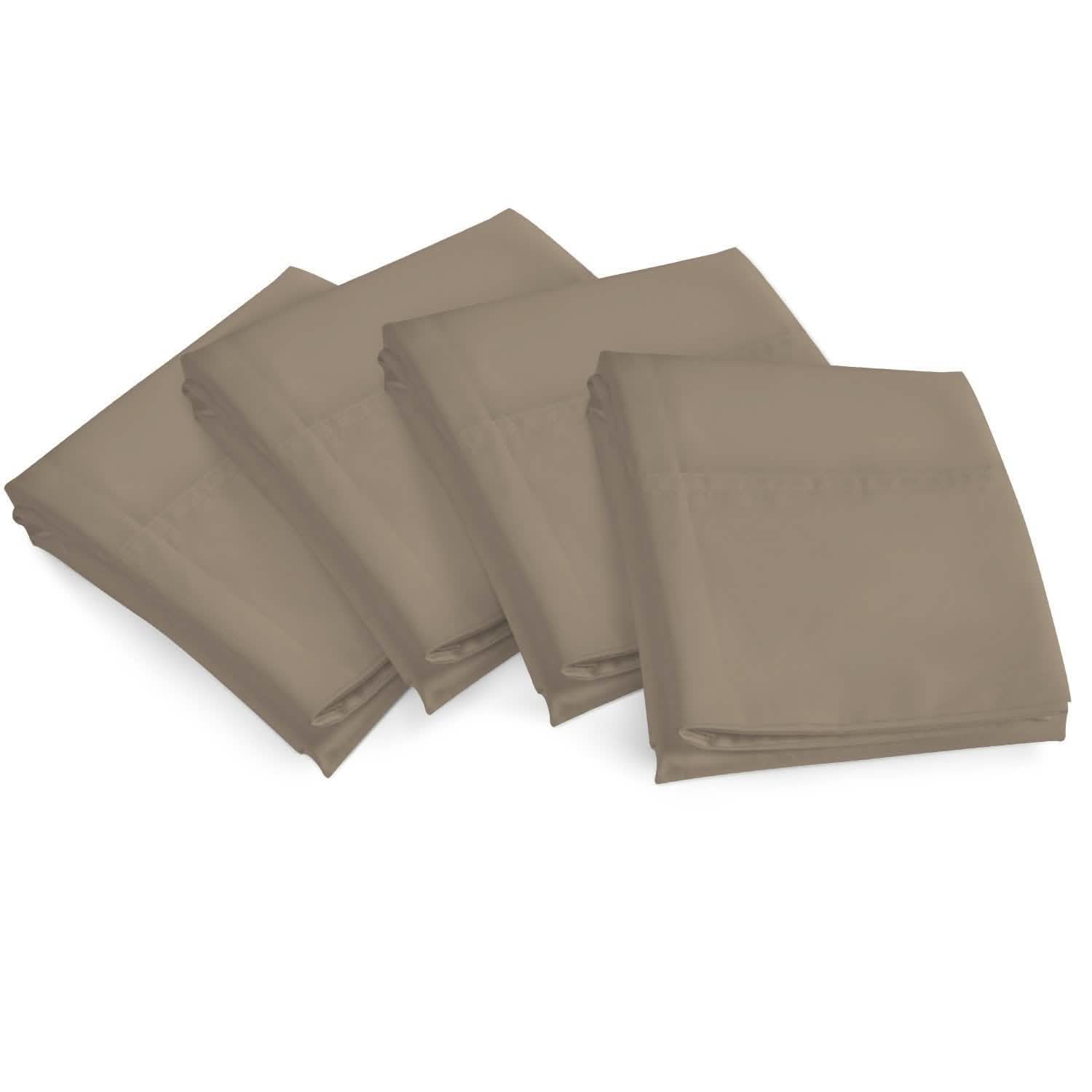 4-Piece Set: Bamboo Premium Ultra Soft Pillow Case - Assorted Sizes