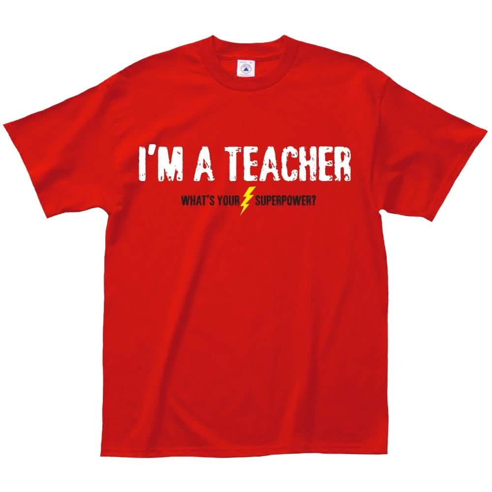 Teachers Rock or Teacher Superpower T-Shirt