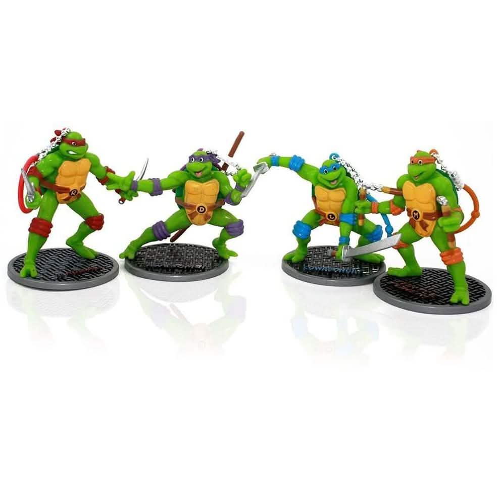 Teenage Mutant Ninja Turtles Action Figures 3-Inch Set of 4