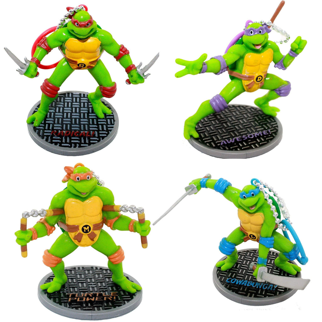 Teenage Mutant Ninja Turtles Action Figures 3-Inch Set of 4