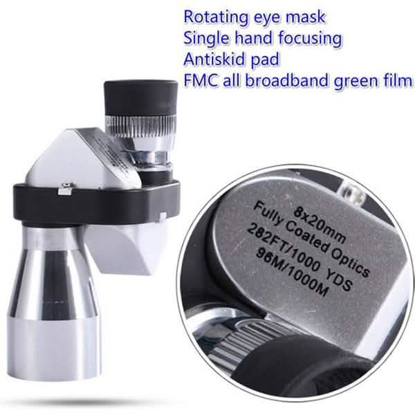 Telescope Single Barrel Pocket 8x20 Monocular Telescope