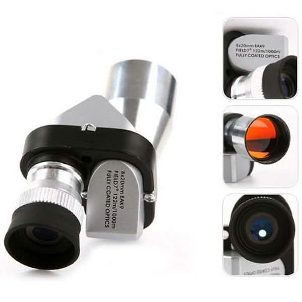 Telescope Single Barrel Pocket 8x20 Monocular Telescope