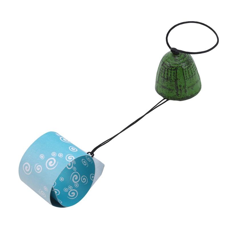 Temple Bell Pendant Lucky Wind Chimes Japanese Lucky Feng Shui Small Wind Chime Sound Clapper Home Garden Outdoor Decor Gift Cast Iron Outdoor For Good Luck Home Garden Patio Hanging Decoration Gift