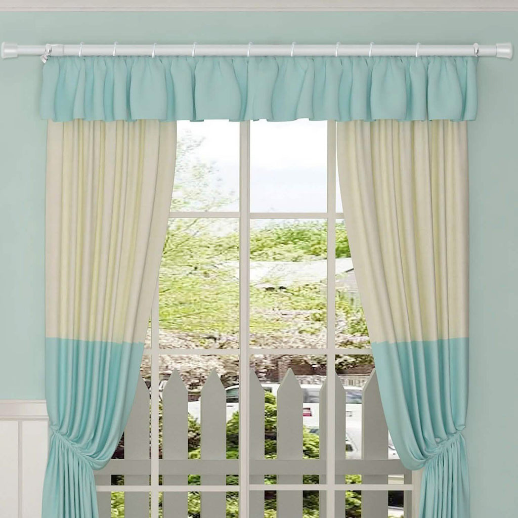 Tension Curtain Rod Spring Load Adjustable Curtain Pole