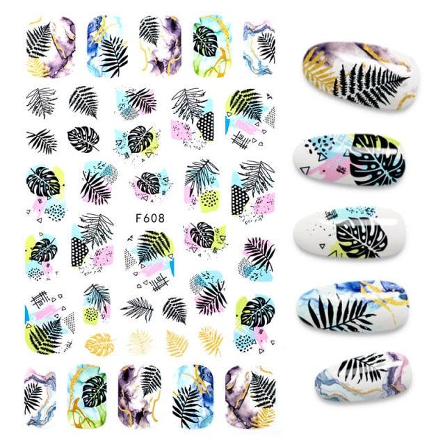 The New 3D Nail Sticker Cool English Letter stickers for nail  Foil Love Heart Design Nails Accessories Fashion Manicure Sticker Stickers Girls Manicure Decoration Nail Art Supplies 3D Self-Adhesive Nail Decals Designer Nail Stickers for Acrylic Nails