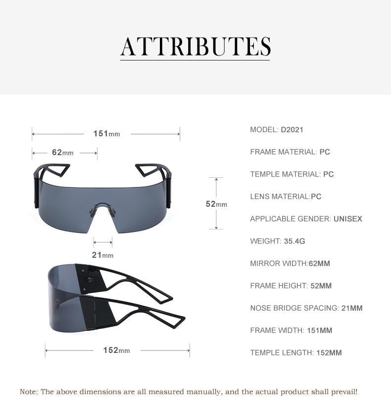 The New Sports Polarized Sunglasses UV400 Outdoor Cycling Glasses Sunglasses For Women & Men New Blue Frame Rimless Rectangle Shape  Sun Glasses For Unisex Design New Mirrored Wind Proof Sport Eyeglasses For Sunglasses
