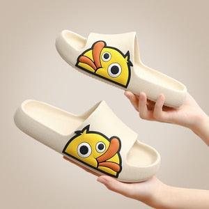 Thick Platform Winter Women Waterproof Non-Slip Home Rubber Slippers Warm Indoor Fur Cotton Women's Cozy Memory Foam Closed Back Slippers Wool-Like Blend Cotton House Shoes