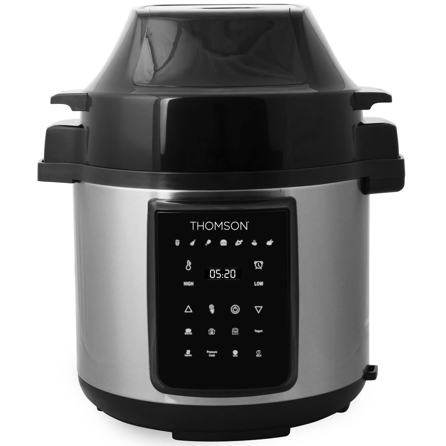 Thomson 9-in-1 Pressure, Slow Cooker, Air Fryer and More, with 6.5 QT Capacity
