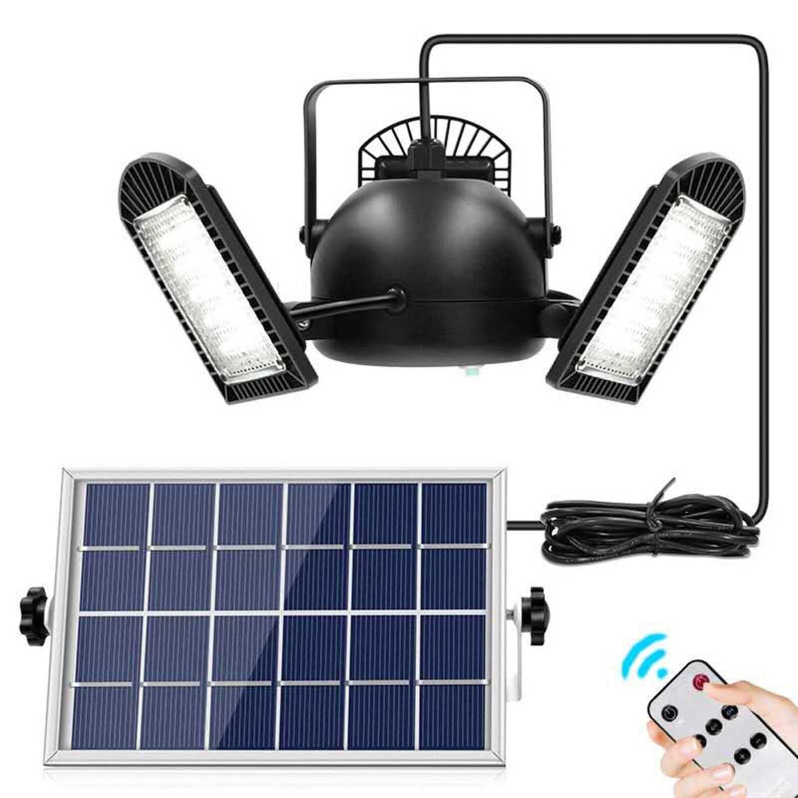 Three-Headed Adjustable LED Garage Light