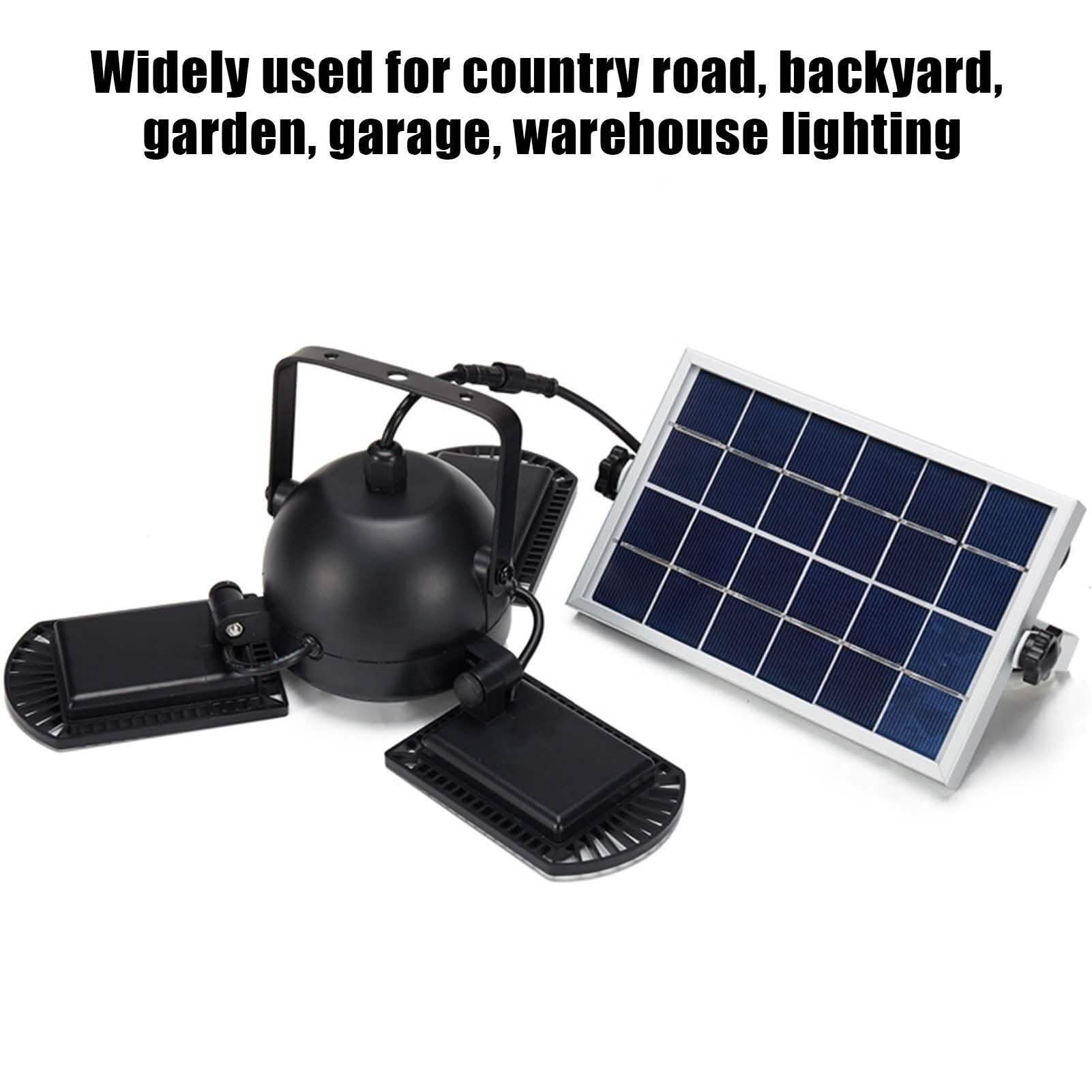Three-Headed Adjustable LED Garage Light