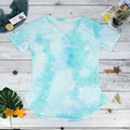 Tie-dye V-neck Tee