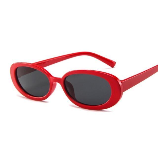 Tiny Small 90s Sunglasses Women Polarized Retro Oval Shape Sunglasses For Woman Designer Sun Glasses For Female Elegant Small Frame Cool Vintage