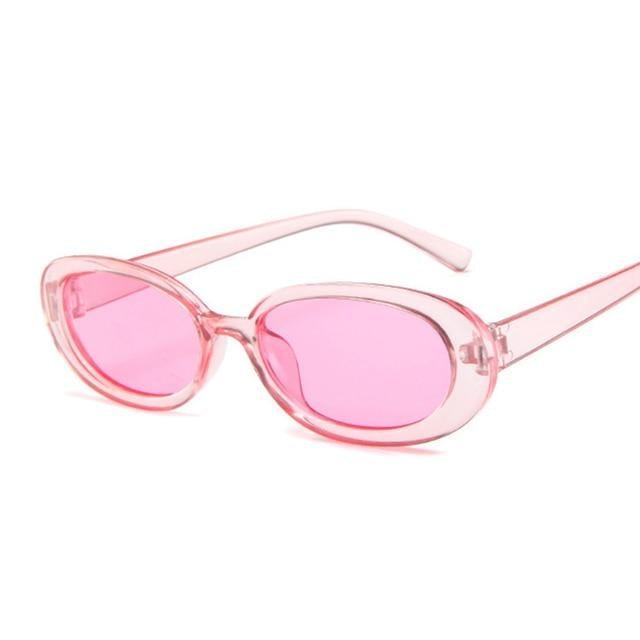 Tiny Small 90s Sunglasses Women Polarized Retro Oval Shape Sunglasses For Woman Designer Sun Glasses For Female Elegant Small Frame Cool Vintage