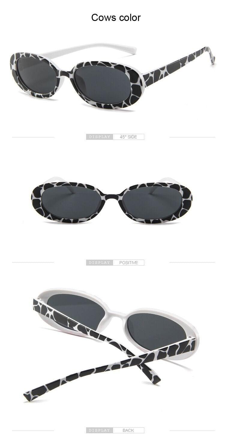 Tiny Small 90s Sunglasses Women Polarized Retro Oval Shape Sunglasses For Woman Designer Sun Glasses For Female Elegant Small Frame Cool Vintage