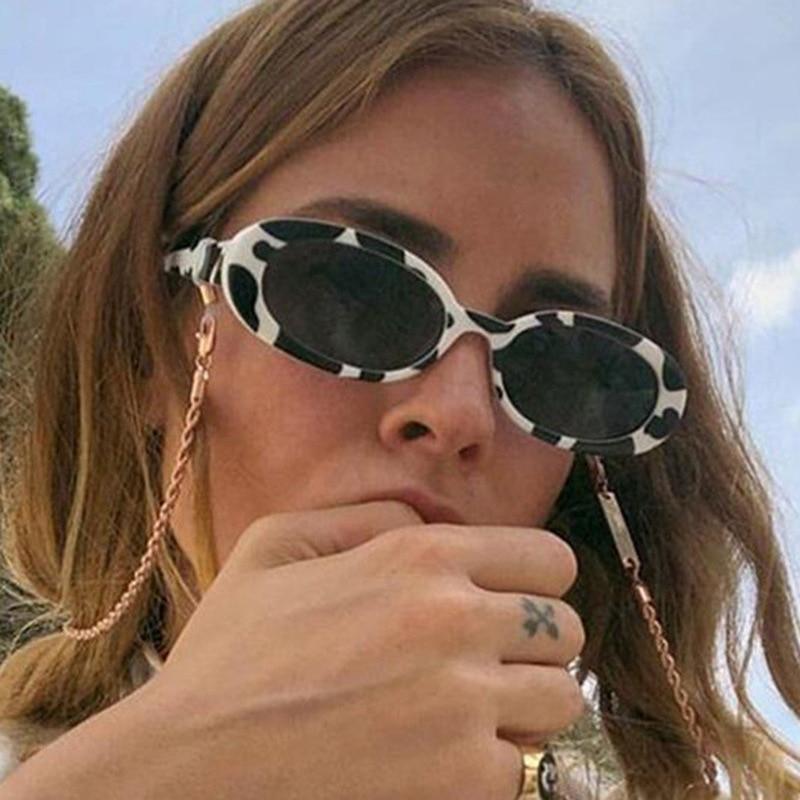 Tiny Small 90s Sunglasses Women Polarized Retro Oval Shape Sunglasses For Woman Designer Sun Glasses For Female Elegant Small Frame Cool Vintage