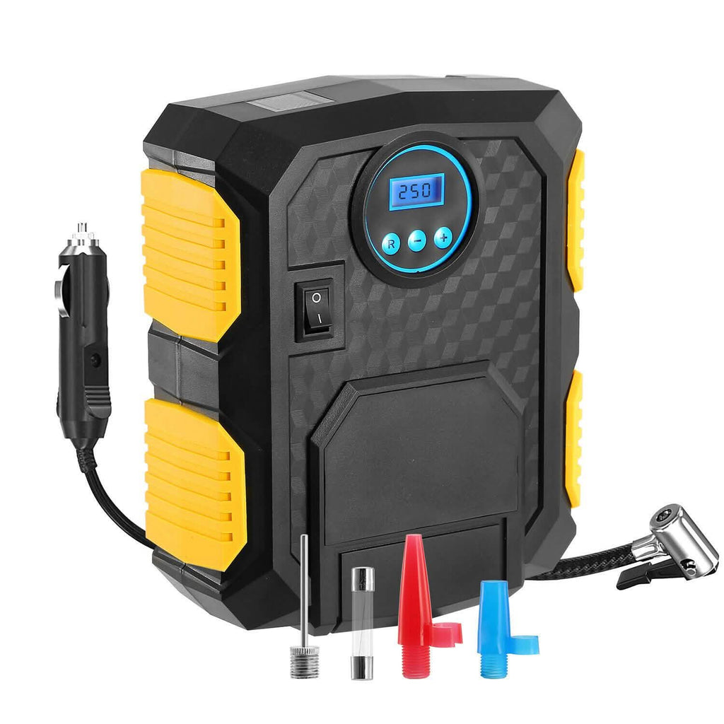 Tire Inflator 12V DC 120W 150PSI with LCD Electric Air Compressor