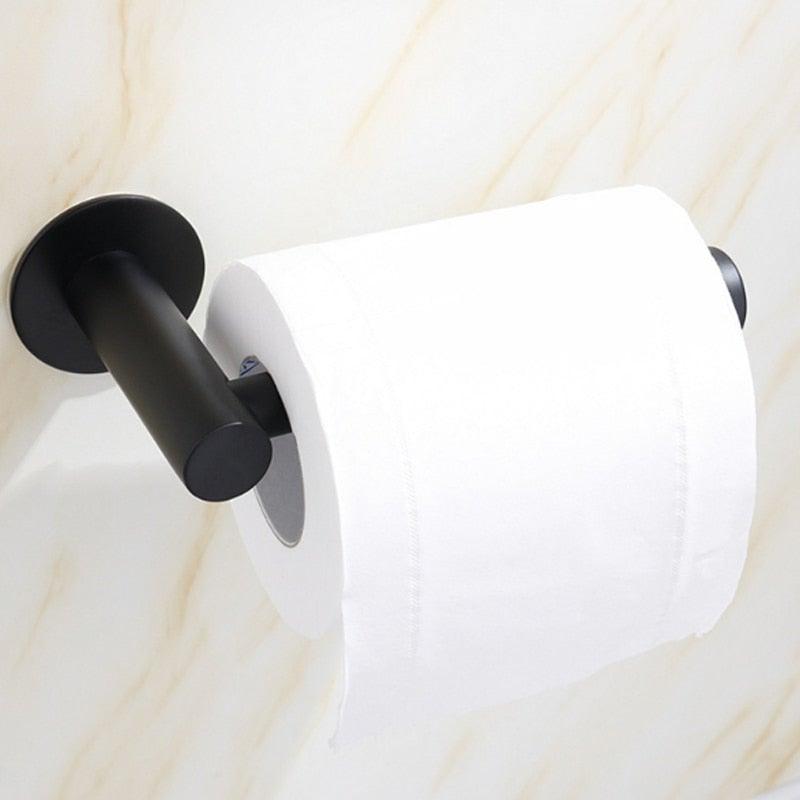 Toilet Wall Mount Toilet Paper Holder Stainless Steel Bathroom Kitchen Roll Paper Accessory Tissue Towel Accessories  Holders Modern Paper Roll Holder Wall Mount Tissue Roll Rack
