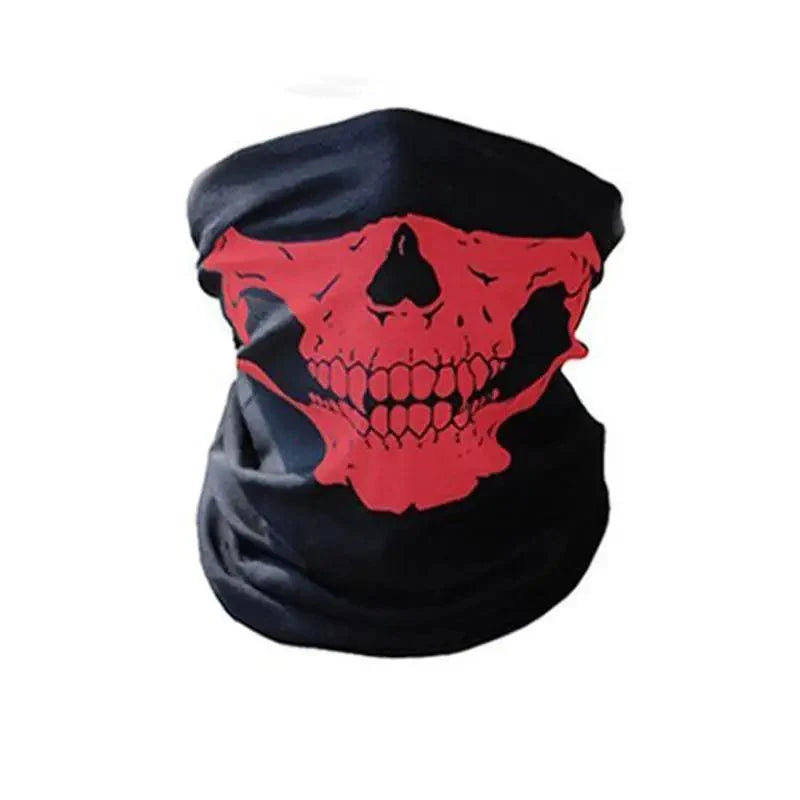 Top Quality Cycling Mask Headwear Halloween Skull Wrap Scarf Warm Washable Headband Breathable Running Bandana Outdoor Sports Equipment