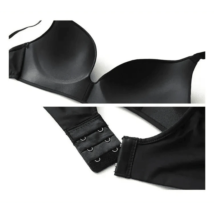 Seamless Bras for Women Push Up Bra No Wire Brassiere A B Cup Underwear Bra Three Quarters 3/4 Cup Thin Soft Sexy