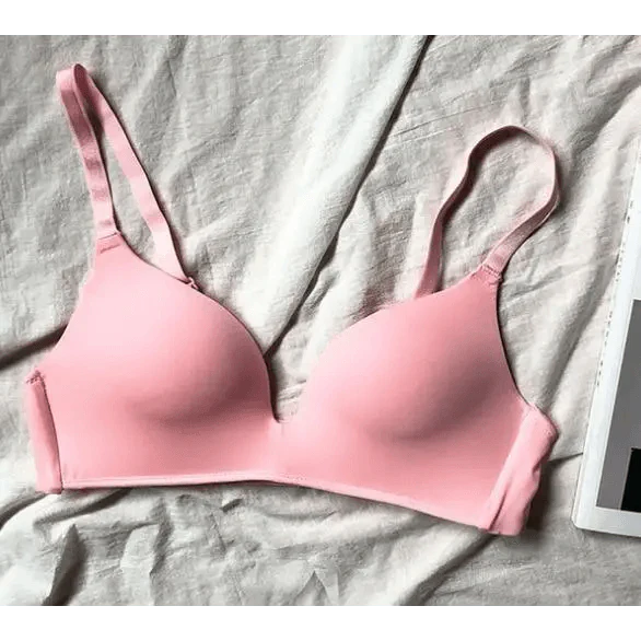 Seamless Bras for Women Push Up Bra No Wire Brassiere A B Cup Underwear Bra Three Quarters 3/4 Cup Thin Soft Sexy