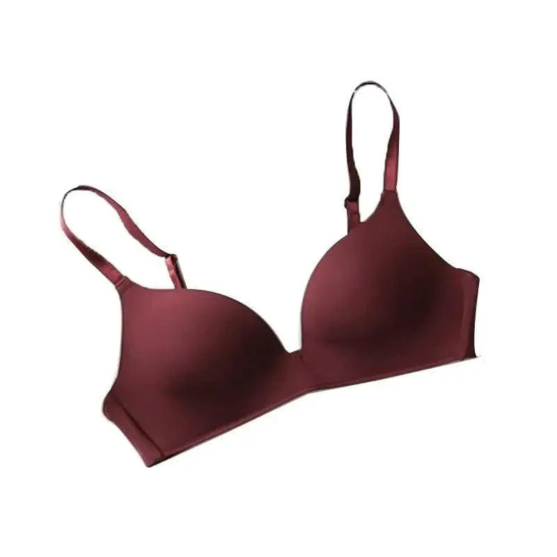 Seamless Bras for Women Push Up Bra No Wire Brassiere A B Cup Underwear Bra Three Quarters 3/4 Cup Thin Soft Sexy