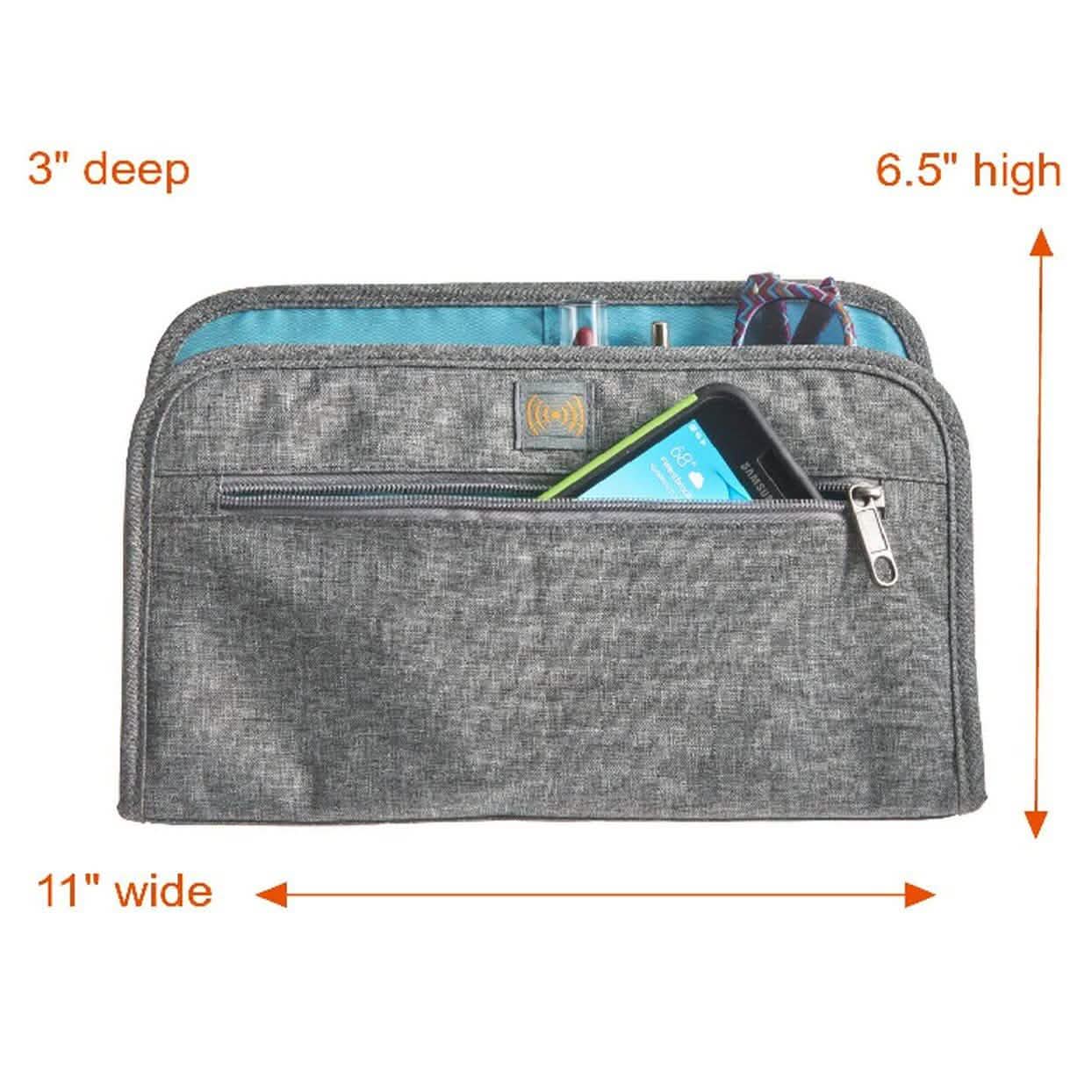 Tote, Handbag and Purse Organizer Insert with RFID Lining