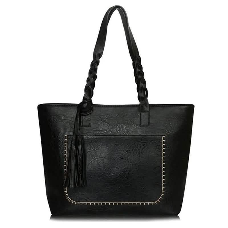 Tote Vintage Faux Women Leather Handbag