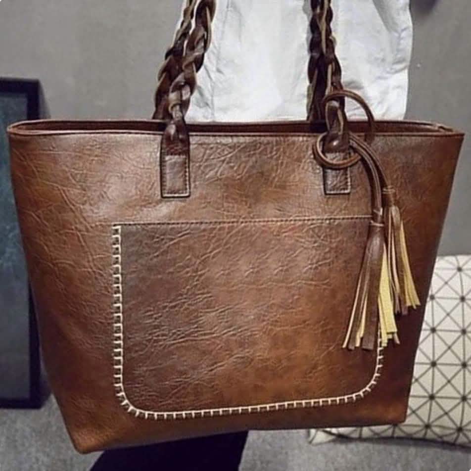 Tote Vintage Faux Women Leather Handbag