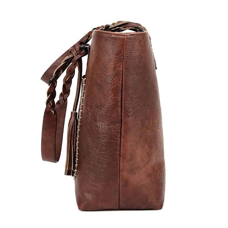 Tote Vintage Faux Women Leather Handbag